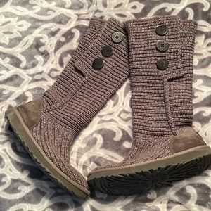 Ugh Sweater Boot 5819, Size 8, Gray